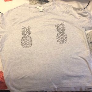 Forever 21 pineapple print pj set